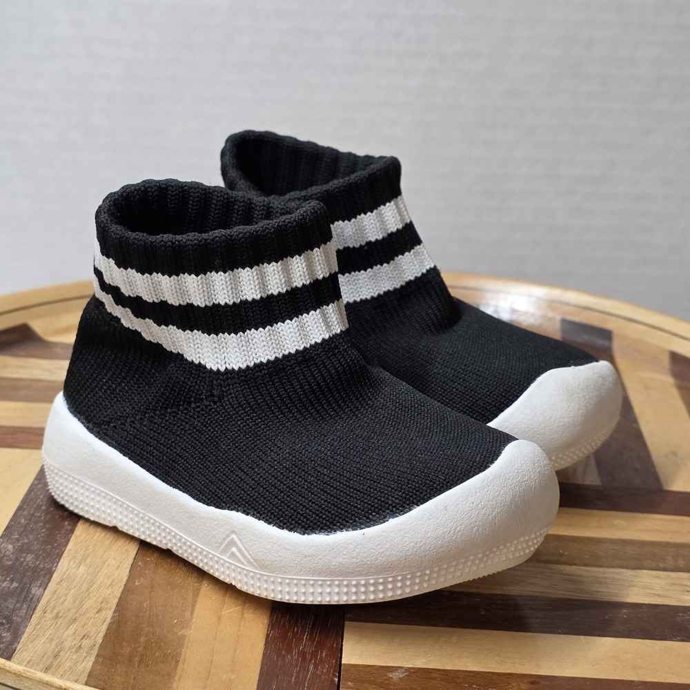 Engtoy Baby Shoe Sock Non-Slip Breathable 5 Months Infant Black Excellent - Picture 5 of 12